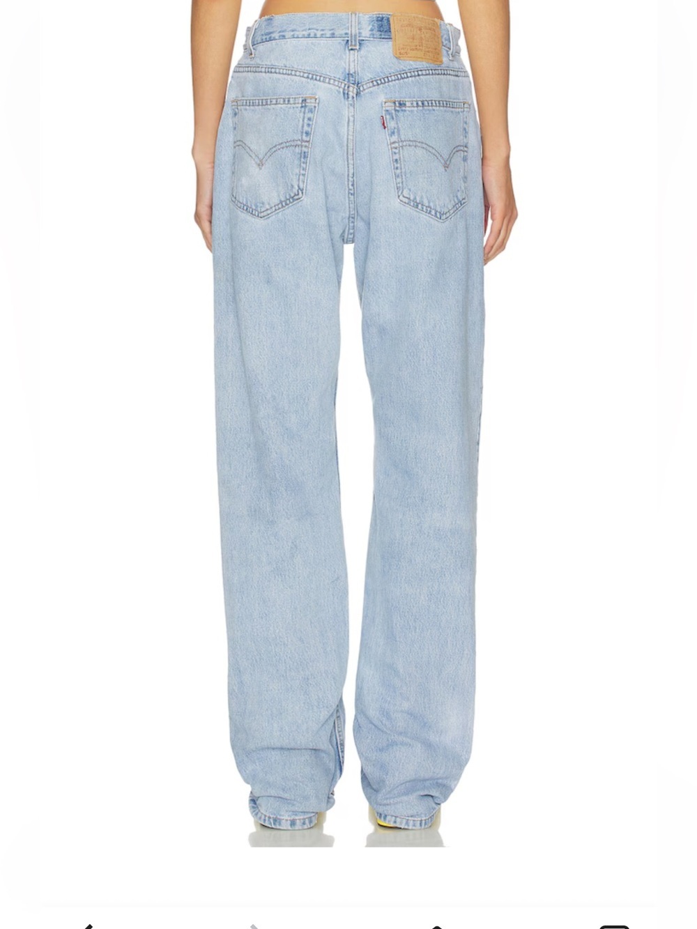 Aligrace Signature Baggy Straight Leg Jeans Light Medium blue Revolve $418 31 - Picture 5 of 13